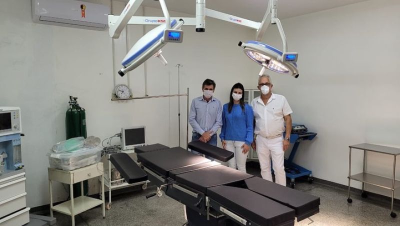 Santa Casa em parceria com a Prefeitura de Perdizes realiza nova etapa da Campanha “Fila Zero” e adquiri novos equipamentos para o Centro Cirúrgico. 